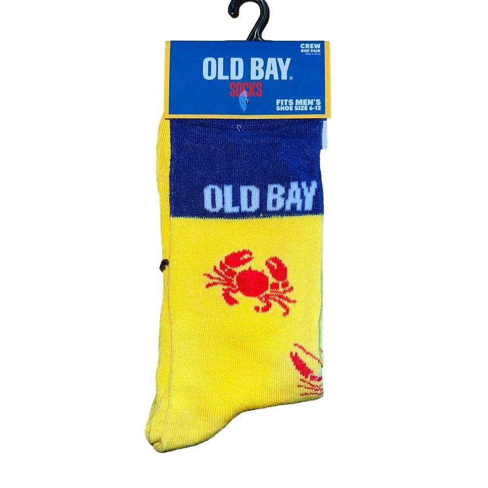 Bay Seasoning Novelty Crew Socks by Odd Sox | Casual Socks | Men's Socks